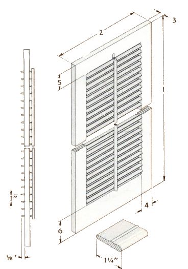 Louvers 1.250